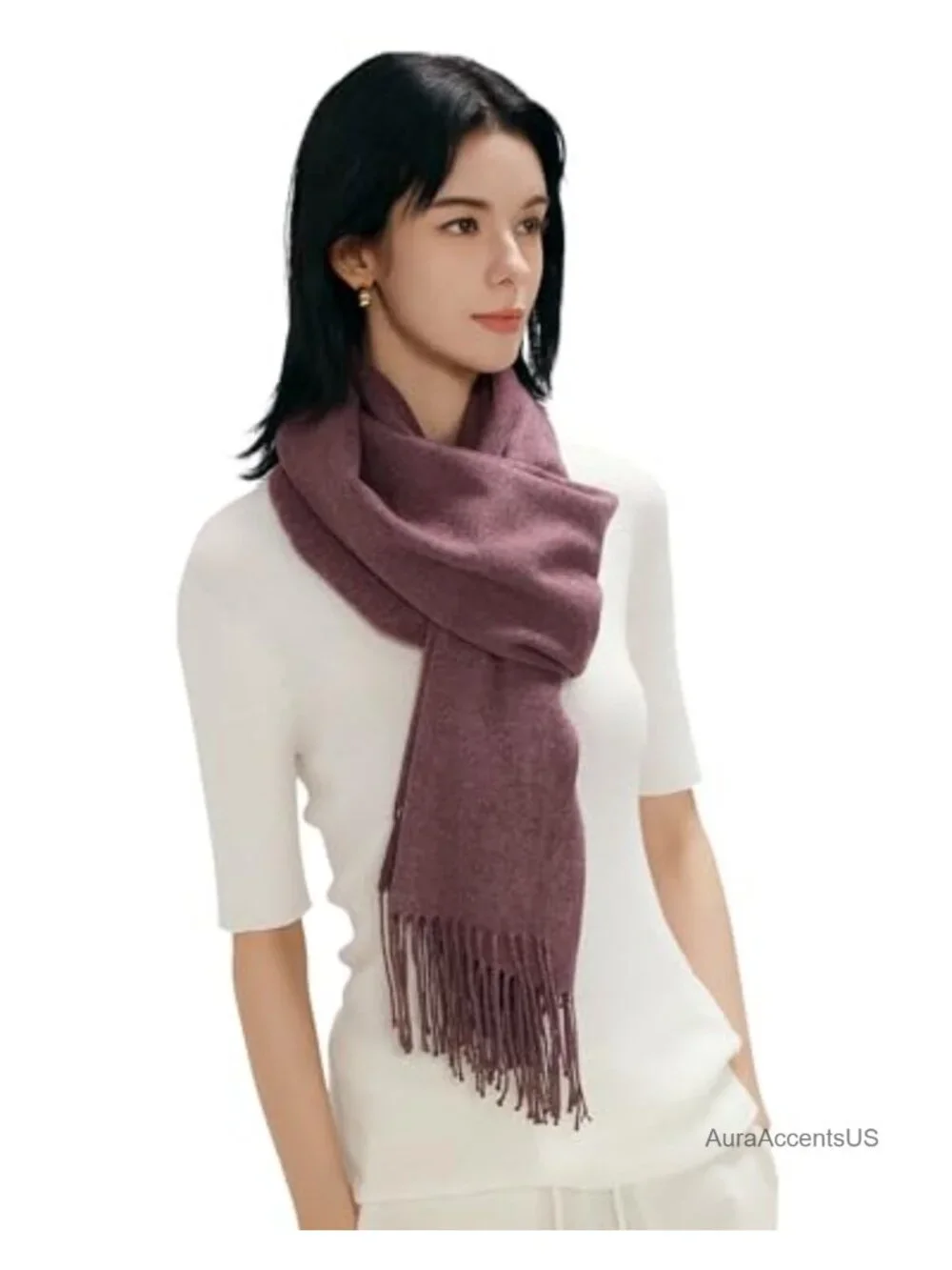 Cashmere Feel Scarf Shawl Wrap Winter Wedding Pashmina